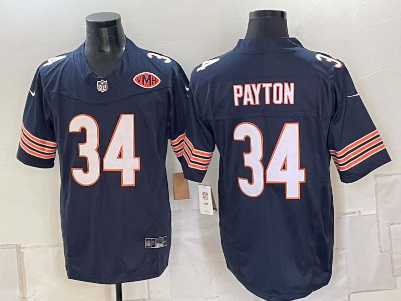 Men 2026 Chicago Bears #34 Payton blue Nike Limited NFL Jersey 1005005